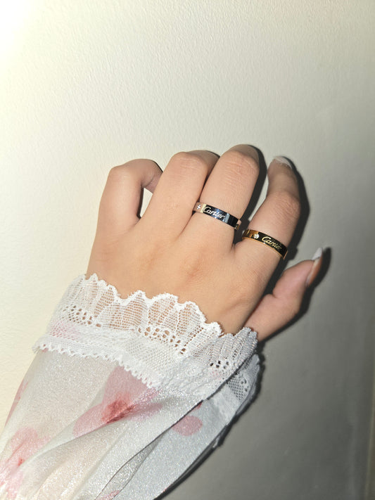 OLIVE BAND RINGS